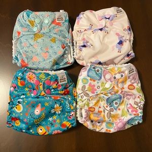 Four Mama Koala OS Cloth Diapers